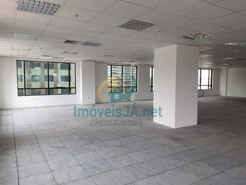 Imagem 21 de 27 de Laje Comercial Venda No West Side Com 560 M²,conceito Open Space, Com Piso Elevado, Forro, Luminárias, Ar Condicionado D - 168