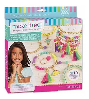 DMAXUN Kit para Hacer Pulseras niñas con dijes para niñas 70 Piezas de joyería DIY Arts Craft Sets niños Charm Bracelets Colgantes Rainbow Silver Caja de Regalo Collares de Cadenas Cuentas Plateadas 