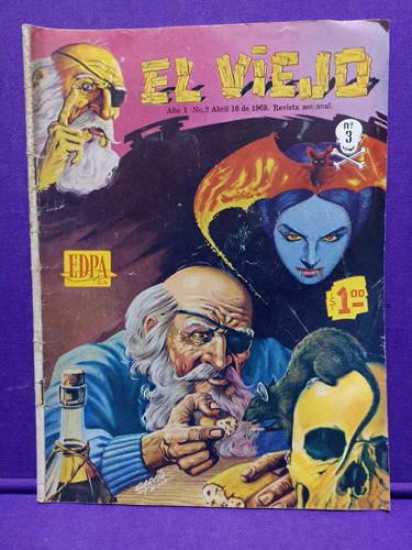 El Viejo Revista De Terror Mexicana 1969 No. 3 Completa 