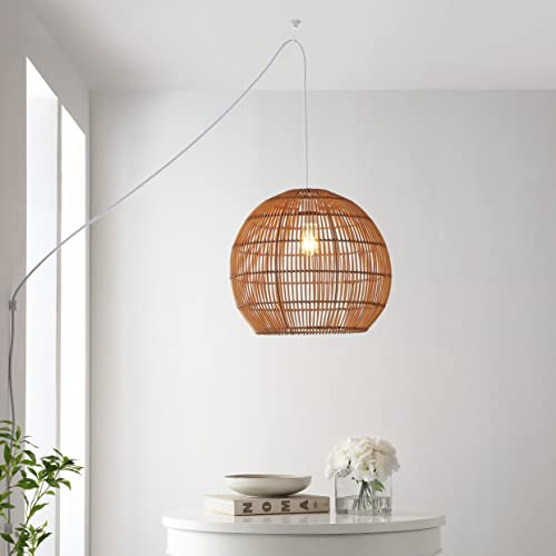 Lámpara Colgante Ratán Andromeda 48cm Ajustable Comedor Sala