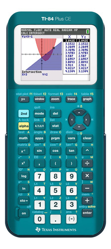 Calculadora Gráfica Texas Instruments Ti-84 Plus Ce Teal