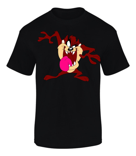 Camiseta Manga Corta Looney Tunes Tazmania Series Black