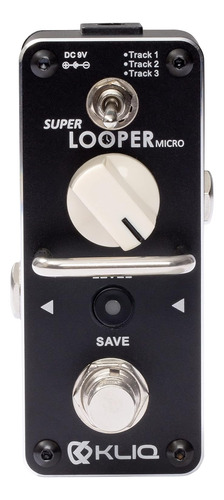 Pedal De Efecto Micro Looper Kliq Superlooper Guitarra ...