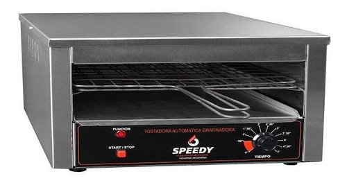 Tostadora Automatica Gratinador Speedy 110g Acero Inox