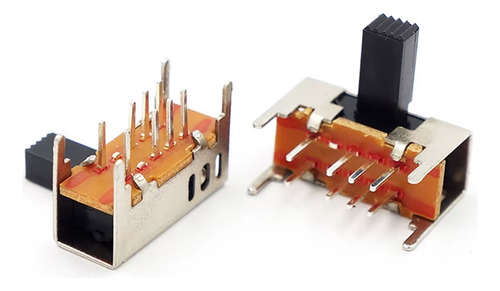 Interruptor Deslizante De 3 Posiciones 2p3t