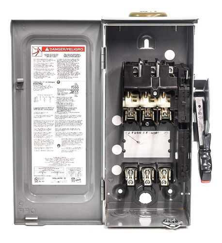 Interruptor De Seguridad 30a 600v Nema 3r H361rb