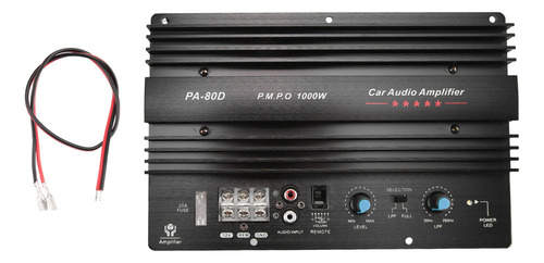 Amplificador De Áudio Automotivo Pa-80d 12v 1000w Amplificad