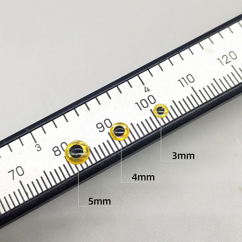 200 Uds Simulación 3d Ojos De Señuelo Holográficos 5mm