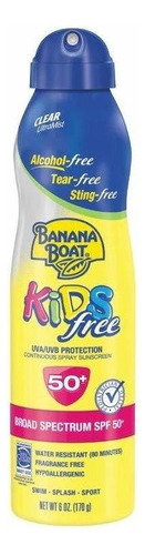 Platano Boat Ultramist Kids Tear Free Locion Spf 50, 6-oun