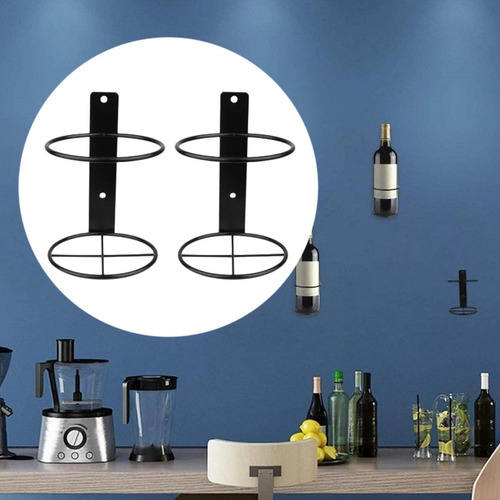 2x Rack De Vinos Montada En La Pared Pantalla De Pared