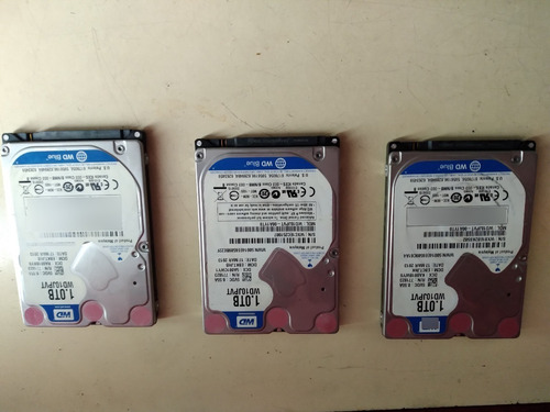 Imagen 1 de 5 de Disco Duro Western Digital 1 Tb Sata 3 Para Notebook