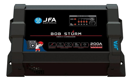 Fonte Carregador Automotiva Jfa 200a Bob Storm