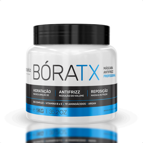 Kit 02 Btx Capilar Redução De Volume Boratox Borabella 1000g