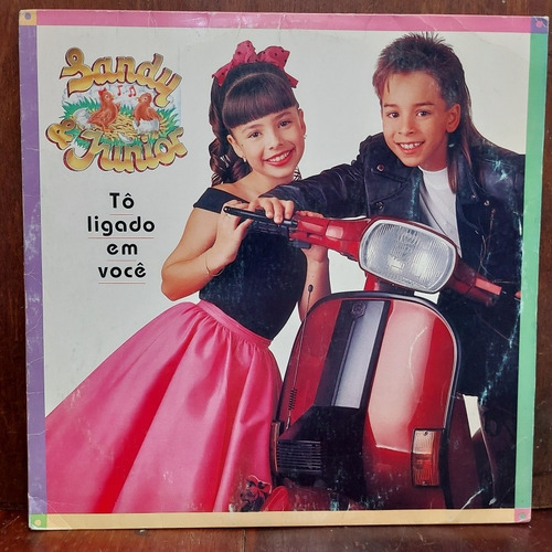 Vinil Lp Sandy E Júnior Tô Ligado Em Você