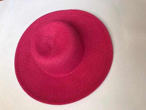 Sombrero Fiucsa Playa Sol Dama Nuevo Nine West Paja Unitalla