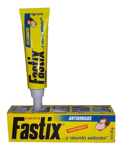Fastix Blanco Silicona 25g Sellador Adhesivo Poxipol - Sc- 