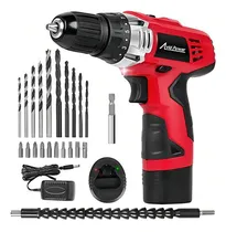 Comprar Taladro Inalambrico Avid Power De 12 V, Juego De Taladros Color Red\u002FBlack