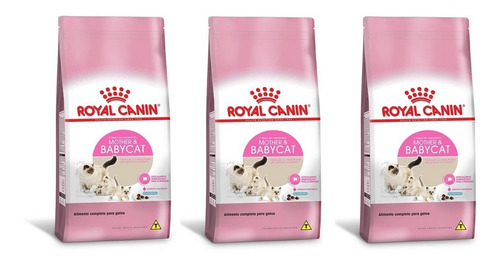 Kit 3 Unidades Royal Canin Ração Mother & Baby Cat 400g