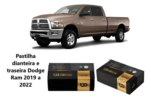 Kit Pastilha Diant E Tras Dodge Ram 2500 3500 2019 A 2022