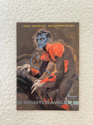 Tarjeta Coleccionable Nightcrawler #72 1993 Master Pieces