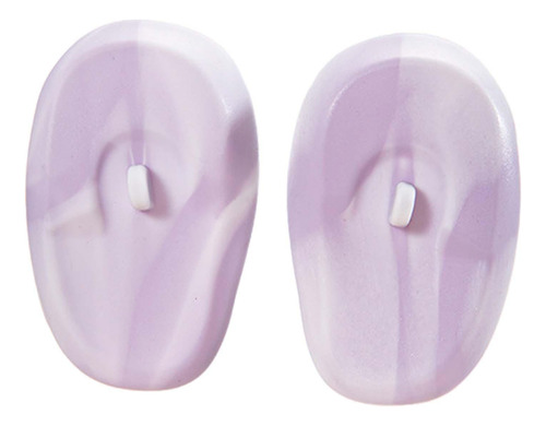 2 Protetores De Orelha De Silicone Para Violeta Claro