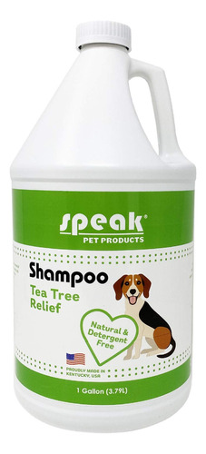 Speak Pet Products Champu Natural Para Perros, Alivio Del Ar