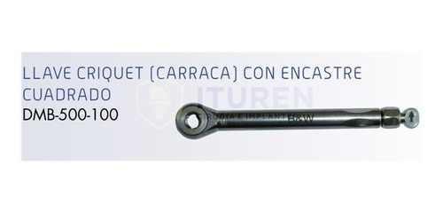 Llave Criquet Carraca Con Encastre Cuadrado - Byw Implantes