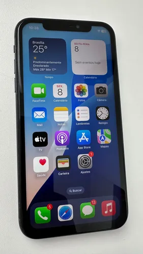 Iphone Xr 64gb Preto Bat. 79% Todo Funcionando, Só Usar Veja