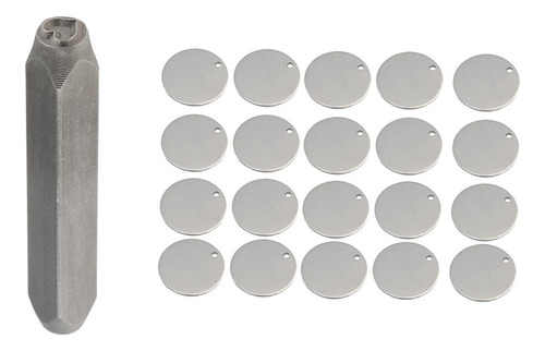 20x Acero Inoxidable Mini Metal Metal Estampado En Estampado