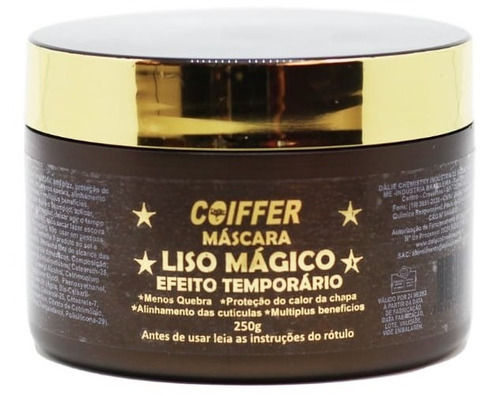 Máscara Liso Mágico Efeito Temporário 250g