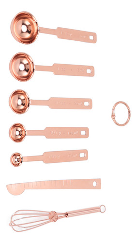 Cucharas Medidoras De Cocina 7 En 1 De Acero Inoxidable Apil