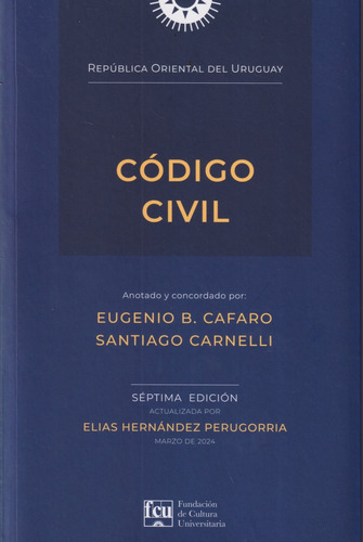 Código Civil Eugenio Cafaro Santiago Carnelli