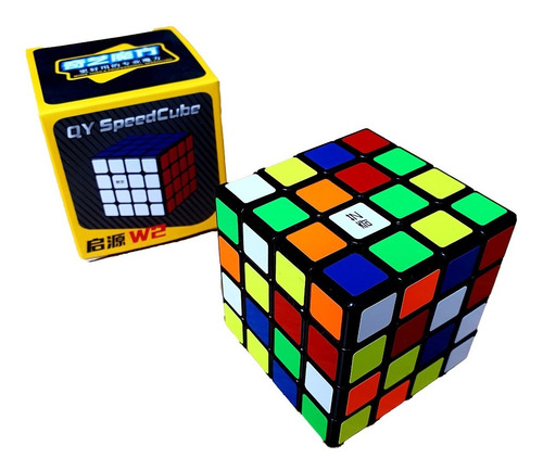 Cubo Rubik Qiyi 4x4 V2 Qiyuan W2 Nuevo Speed Negro Mofange