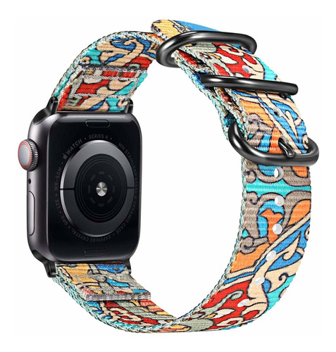 Malla Nylon Para Apple Watch (38/40mm) Fintie [7vvjk46r]