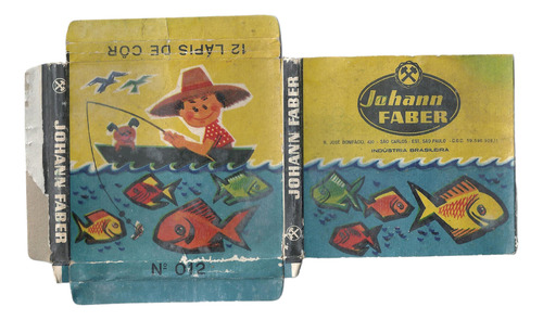 Embalagem Antiga Lápis Cor Johann Faber Capacidade 12 Ud- Bo (Usado)