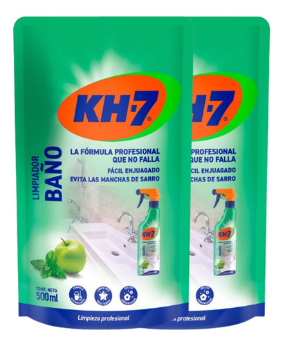 Kh-7 Limpiador Baño Multiuso Doypack 500ml - Pack X2