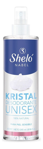 Kristal Desodorante Unisex En Base A Sales Minerales Natural Fragancia Sin Aroma