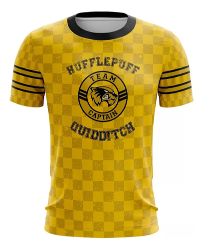 Polo Hufflepuff Quidditch Harry Potter Sublimado Full Print