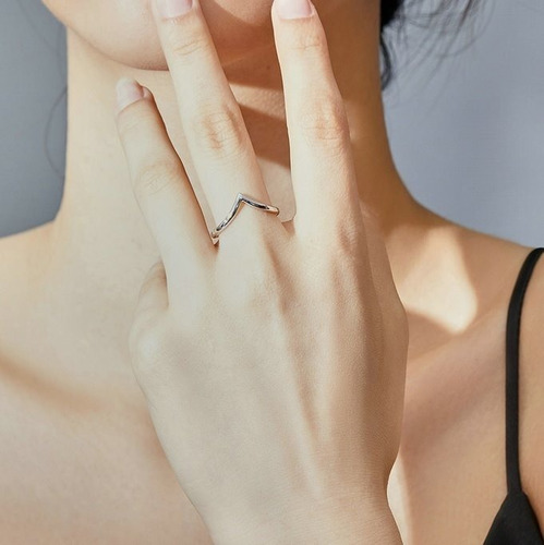 Imagen 4 de 8 de Anillo Corazón Circones Para Mujer Fabricado En Plata 925