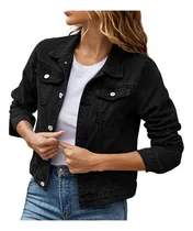 Comprar Chaqueta Vaquera Para Mujer, Chaqueta Vaquera De Manga Larga
