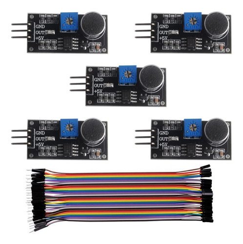 Lm393 - Módulo De Sensor De Sonido - Micrófono De Alta Sensi