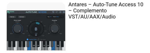 Antares Auto-tune Access 10 Complemento Vst/au/aax/audi