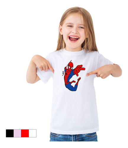 Playera Para Niño Y Niña Color Spidermaan #5