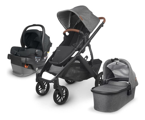 Vista V2 Stroller - Greyson - Charcoal Mélange | Carbon Aaa