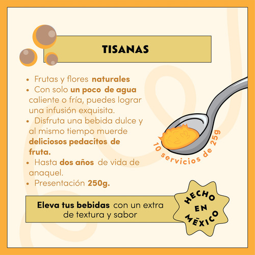 Tibiri Contenti Tisana Mango Maracuya Bebida Frutos Secos