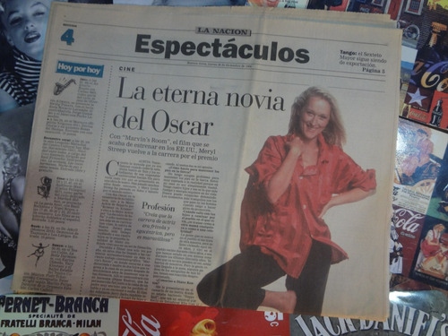 Espectaculos 1996 Meryl Streep Norberto Firpo Charly Garcia