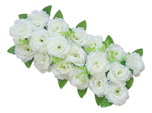 Ramo De Corredor De Mesa Con Panel De Flores De Rosas De