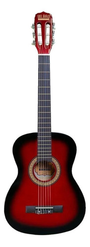 Guitarra clásica Bilbao BIL-34 para diestros roja