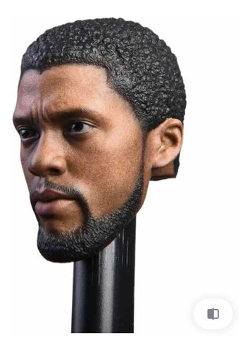 Cabeça Pantera Negra Chadwick Boseman Escala 1/6