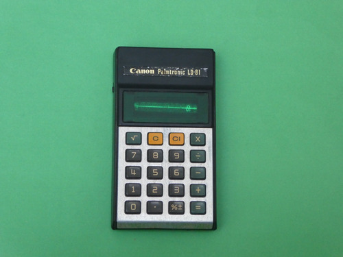 Calculadora Canon Palmtronic Ld-81 , Vintage 1975